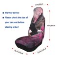 thumbnail image 4 of Yiaed Flower Bald Eagle Print Car Seat Covers,Universal Auto Seats Protector Fits for Car,SUV Sedan,Truck,Automotive Seat Covers & Accessories(Two packs), 4 of 7
