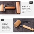 thumbnail image 3 of 2 Pieces Dough Roll Natural Wooden Pizza Roll & Agrave; Non Stick Pastry Pizzer Rolling Pin Pastry Pizza Dough Roller Docker Time Saving Kitchen Tools, 3 of 3