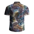thumbnail image 6 of Axiiglly Hawaiian Shirt for Men Casual Button Short Sleeve Shirts Set Floral Printed Shorts Beach Tropical Matching Hawaiian Outfits, 6 of 8