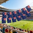 thumbnail image 6 of 196 Inch Australia Bunting Flags Set of 20, 5.5x8.3 Inch Each Nylon Flag Garland for Football Matches Viewing, Fan Themed Party Bar Atmosphere Decoration, 6 of 6