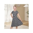 thumbnail image 2 of Sunny Fashion Girls Dress Vintage Polka Dot Black White School Retro Classic Daily Sundress 8 Years, 2 of 6