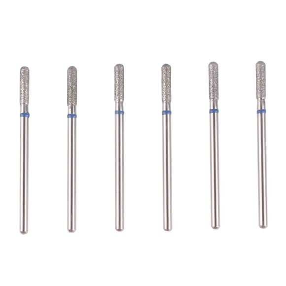 Puntas para Taladro de Uñas MZCMSL 6pcs Cilíndricas con Punta Redonda 3/32"