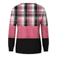 thumbnail image 4 of Jienlioq Hauts pour Femmes Mode Décontractée Manches Longues Col Rond Sweat Imprimé Blouse, 4 of 5