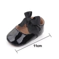 thumbnail image 4 of Zapatos planos de vestir para niñas y bebés, zapatos de fiesta de Boda de Princesa con lazo, zapatillas de suela suave antideslizantes, zapatos ligeros para recién nacidos, 4 of 7