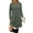 Mint Green, variant on Autumn Winter Office Women Dresses 2025 Women's Clothing Casual Button Long Sleeve Medium Long Styles Loose Simplicity Dress Date Night Streetwear Vestidos Black L