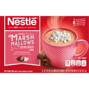 Nestle Mini Marshmallows Rich Milk Chocolate Flavor Hot Cocoa Mix 6 - 0.71 oz Envelopes 4.27 oz