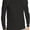 Black, variant on Wolverine Mens Tech Grid Baselayer Long Sleeve Shirt, Black, Size: S