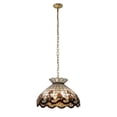thumbnail image 2 of 20" Wide Roseborder Pendant, 2 of 7