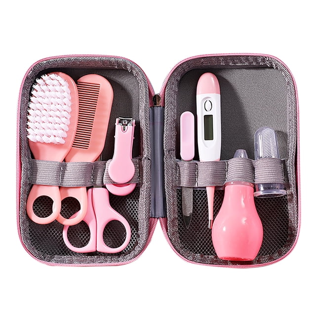 Set de Aseo para la Salud del Bebé ANGGREK Cepillo de Dientes para los Dedos Rosa