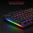 thumbnail image 4 of Teclado inalámbrico RGB para juegos Redragon K580 PRO con 104 teclas, 4 of 9