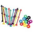 thumbnail image 2 of Shisuyan 12pcs Arrow Game For Diy Board Games Rotating Plastic Pointers Easy To Use Store And Events, 2 of 9