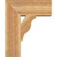 thumbnail image 6 of Ekena Millwork 6"W x 18"D x 22"H Funston Block Rough Sawn Bracket, Western Red Cedar, 6 of 25
