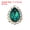 Green, variant on Uxcell Sew on Rhinestones Tear Drop Crystal Rhinestones Pointback Stone Metal Flatback Red