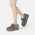 thumbnail image 2 of EVER AU Women Topknot Leather Slippers - Grey, 2 of 11