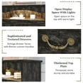 thumbnail image 4 of 31.5"W 4 Drawers Dresser With Led Light, French Country Chest of Drawers for Bedroom, Wood Rustic TV Stand for Living Room, White/ Lvory/Dark Rustic Oak, 4 of 8