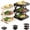 Mix*2, variant on 3-Multi-Layer Dish & Prep Tray Storage Rack, Easy to Store, Space-Saving, Plate Display Rack for Kitchen Cooking