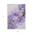 thumbnail image 3 of 9' X 12' Purple Abstract Washable Non Skid Indoor Outdoor Area Rug, 3 of 3