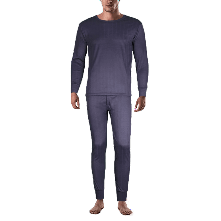 Therma Tek Men's 100% Cotton Brushed Lined Thermal Top & Bottom