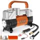 thumbnail image 1 of Compresor de aire inflador de neumáticos UUP 150 PSI 12 V DC con luz LED, 1 of 9