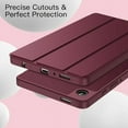 thumbnail image 5 of JETech Case for Samsung Galaxy Tab A9 8.7-Inch 2023, Soft TPU Tri-Fold Stand Protective Tablet Cover (Wine), 5 of 6