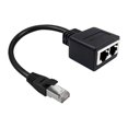 thumbnail image 2 of Rj45 Ethernet Splitter, 1 Plug To 2 X Female Lan Internet Cable Adapter Ft, 2 of 4