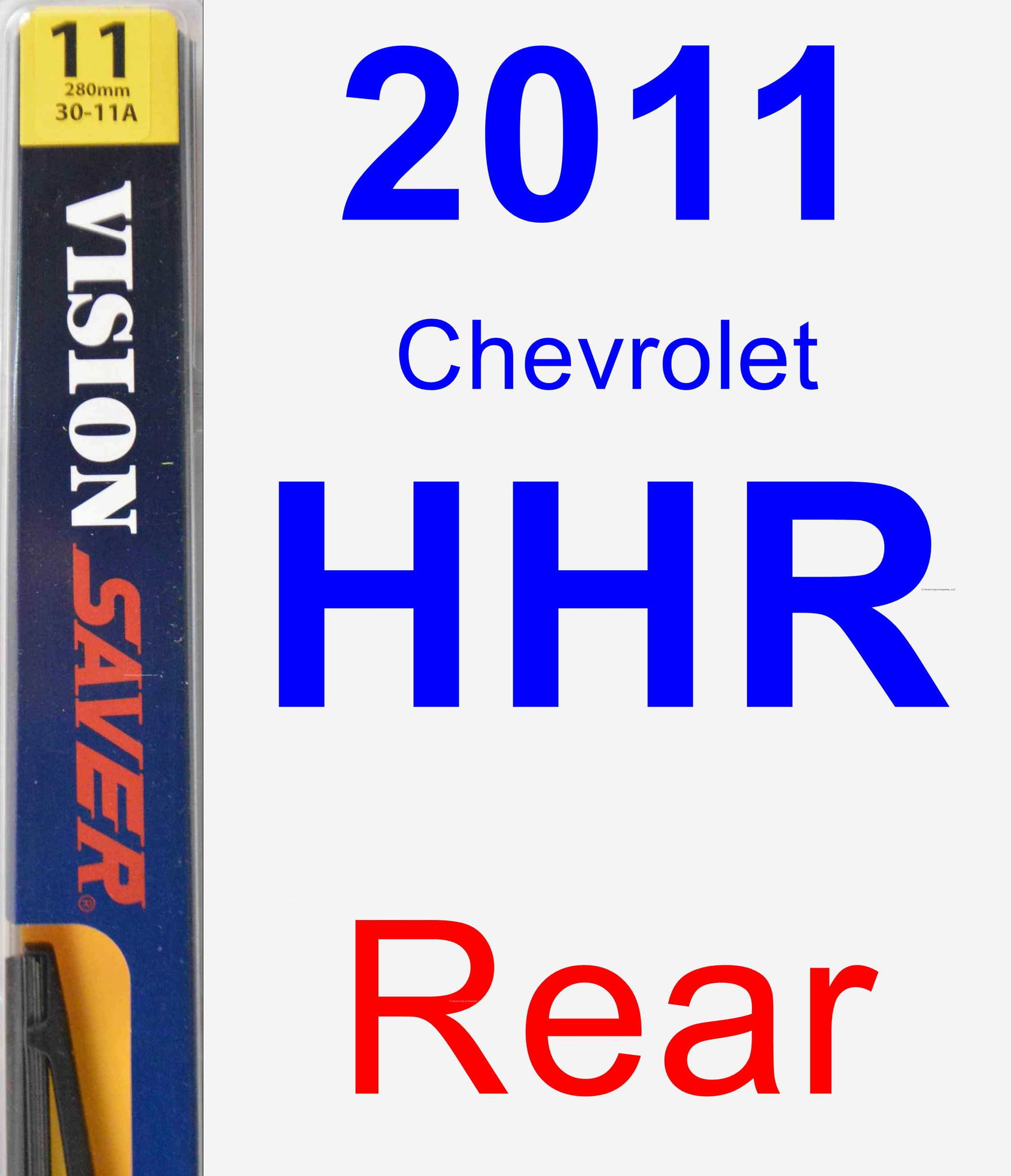 11" Rear Tailgate Windshield Wiper Blade For Chevrolet HHR 2006-2011 2010 2009