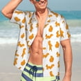 thumbnail image 5 of Lsque Cartoon Squirrel pattern Hawaiian Shirt for Men, Unisex Summer Beach Casual Short Sleeve Button Down Shirts-X-Large, 5 of 9