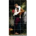 thumbnail image 1 of Ceramic Tile Mural-William Bouguereau Mother Child Painting 60. 18" w x 36" h using (18) 6 x 6 ceramic tiles, 1 of 3