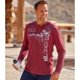 thumbnail image 3 of Atlas For Men - Camiseta para Hombre - Pack de 2 (Burdeos, Crudo), 3 of 4