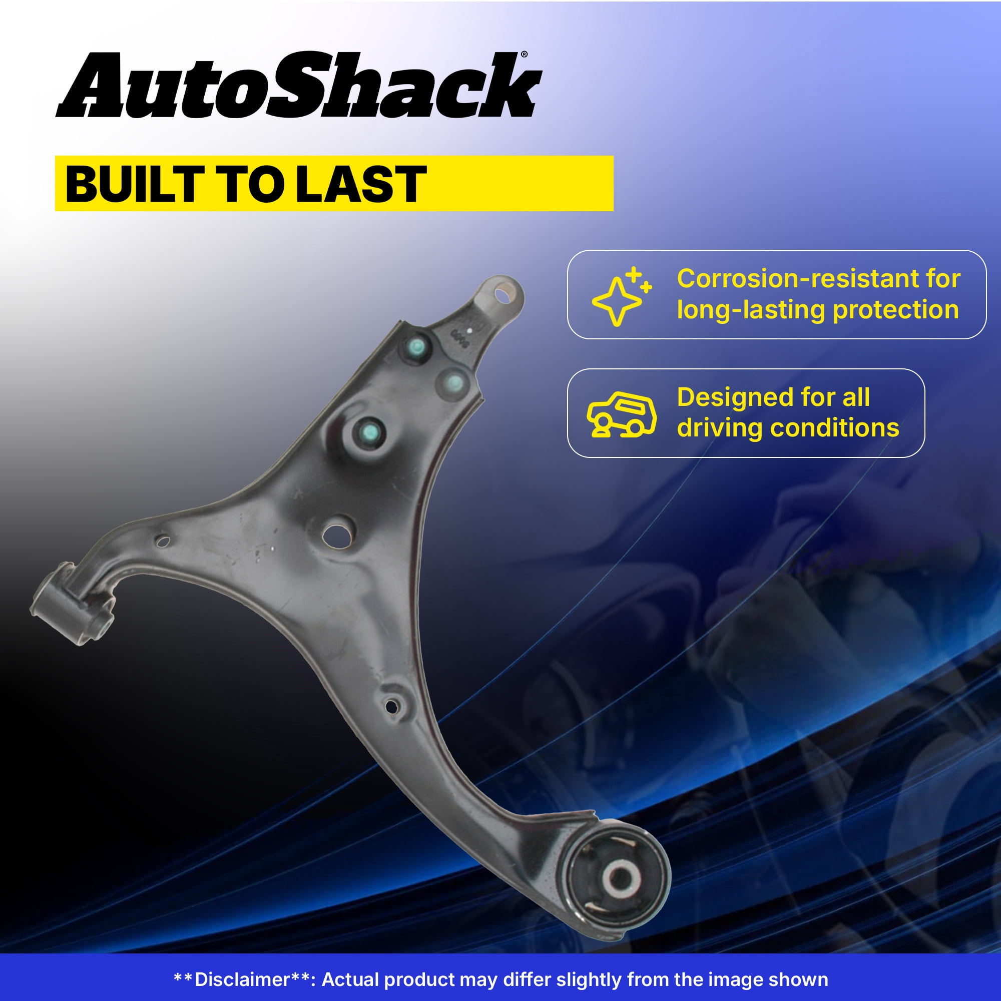 AutoShack Front Upper Control Arms and Ball Joint with Bushings for Jeep, Liberty 2002-2007, 4WD RWD L4 2.4L 2.8L V6 3.7L, Pair