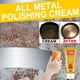 thumbnail image 4 of Crema pulidora de metal completo | Limpiador de acero inoxidable, latón, cobre, cromo | Elimina óxido, oxidación, manchas | No abrasivo, seguro para la cocina | Brillo duradero | Tubo de 5 g, 4 of 8