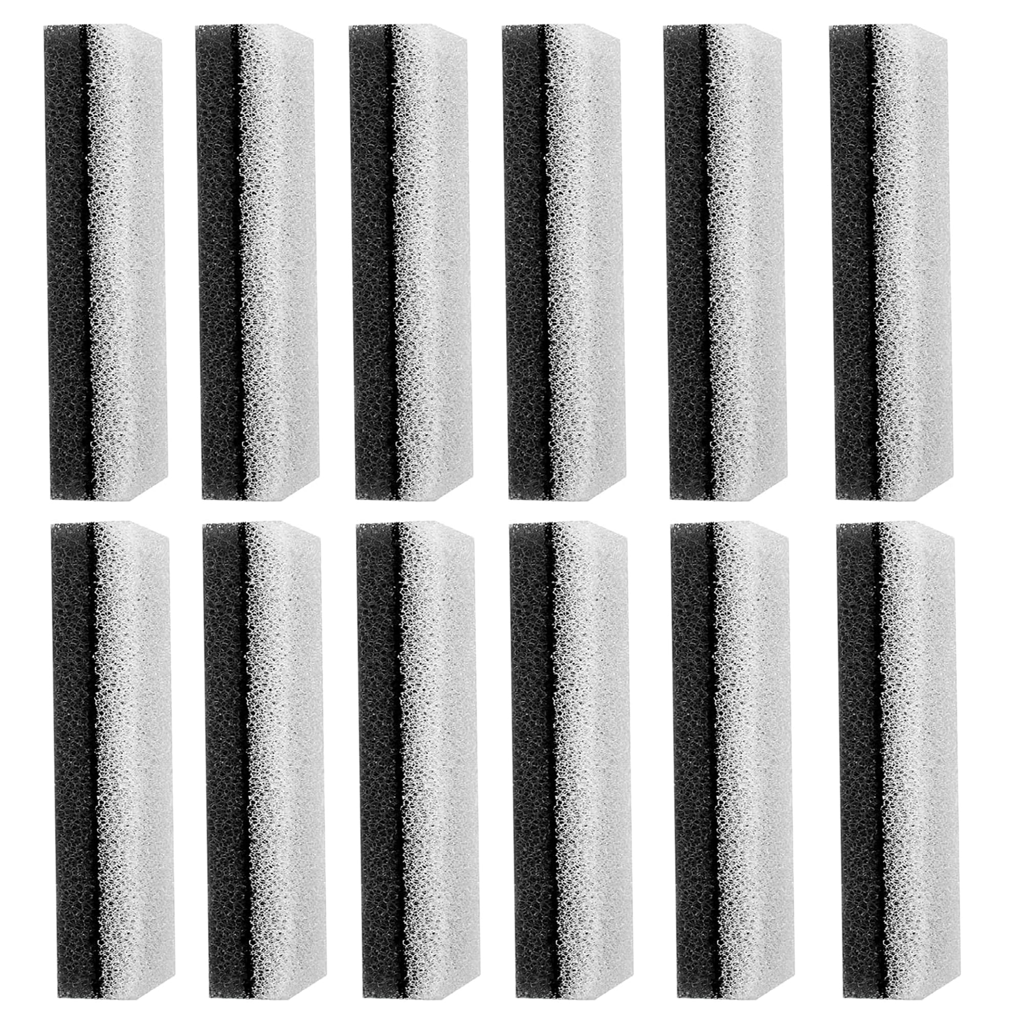 Genligt 16 Pack Activated Carbon Sponges Foam Filters, for WF020 Cat Water Fountain Filters, Automatic Pet Fountain Filter Replacement