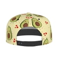 thumbnail image 5 of Flat Bill Trucker Hats for Women Men - Avocados And Hearts Adjustable Flat Baseball Cap Snapback Hats Dad Hats for Men, 5 of 7