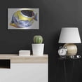 thumbnail image 4 of Luxe Metal Art 'Fish 5 Blue Yellow' by Olga and Alexey Drozdov, Metal Wall Art, 24"x16", 4 of 7