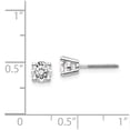 thumbnail image 2 of Real 14ktw .95ct VS2/SI1 G-I Diamond Stud Thread on/off Post Earrings; for Adults and Teens; for Women and Men, 2 of 2