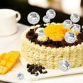 thumbnail image 5 of QHUDLV Disco Ball Cake Toppers,Mirror Stick,Party Dessert Decoration, 5 of 9
