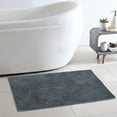 thumbnail image 4 of Mainstays Performance Recycled Polyester Bath Rug, Soothing Grey, 24x40", 4 of 11