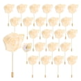 thumbnail image 1 of Uxcell 24 piezas de alfileres de rosa amarilla clara para bodas y fiestas formales, 1 of 6