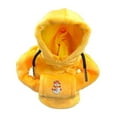 thumbnail image 2 of Funda navideña para pomo de cambio de marchas de coche, suave y de felpa, con capucha muñeco de nieve amarillo, 2 of 9