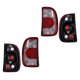 thumbnail image 1 of Par de Calaveras Generica Volkswagen 2006 A 2009 Blanco/Rojo Claro S/Foco, 1 of 4