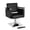 Black, variant on OmySalon Hydraulic Styling Chair for Hair Salon, Modern Hairdressing Barber Chair Square Base, 360 Degrees Swivel, Beauty Spa Equipment