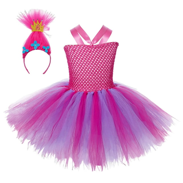 Robes Tutu pour Petites Filles Anniversaire Carnaval Tout-Petits Enfants Bébés