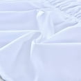 thumbnail image 5 of Monkemon Wrap Around Ruffled Bed Skirt 15 inch for Queen Size Beds,White, 5 of 7