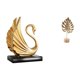 thumbnail image 1 of estatua de resina de cisne,Figuras de cisne,estatuas,decoración del hogar,fiesta de bodas,Escultura de resina Arte Adorno Centros de mesa,Escultura de hojas,Estatua de hoja de metal Escultura, 1 of 8