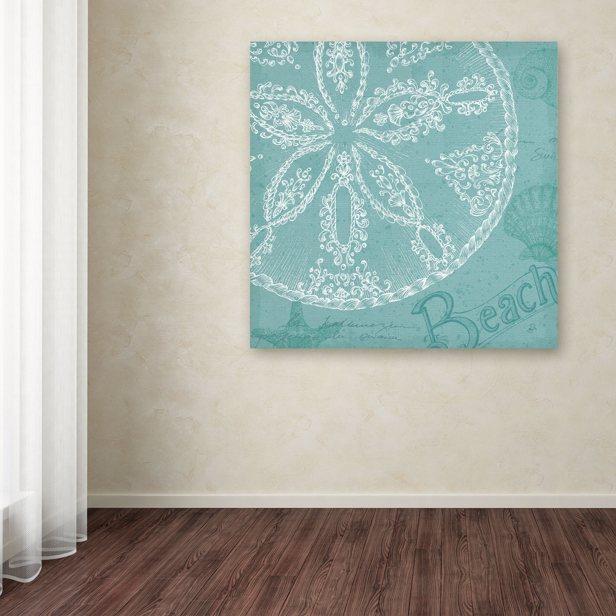 Trademark Fine Art "Aqua Treasure II" Canvas Art by Daphne Brissonnet