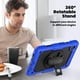 thumbnail image 5 of Funda para Samsung Galaxy Tab A9 8.7'' 2023 (SM-X110/X115/X117), Funda Protectora Resistente a Golpes con Protector de Pantalla, Soporte Giratorio de 360°, Correa para Mano/Hombro y Soporte para, 5 of 9