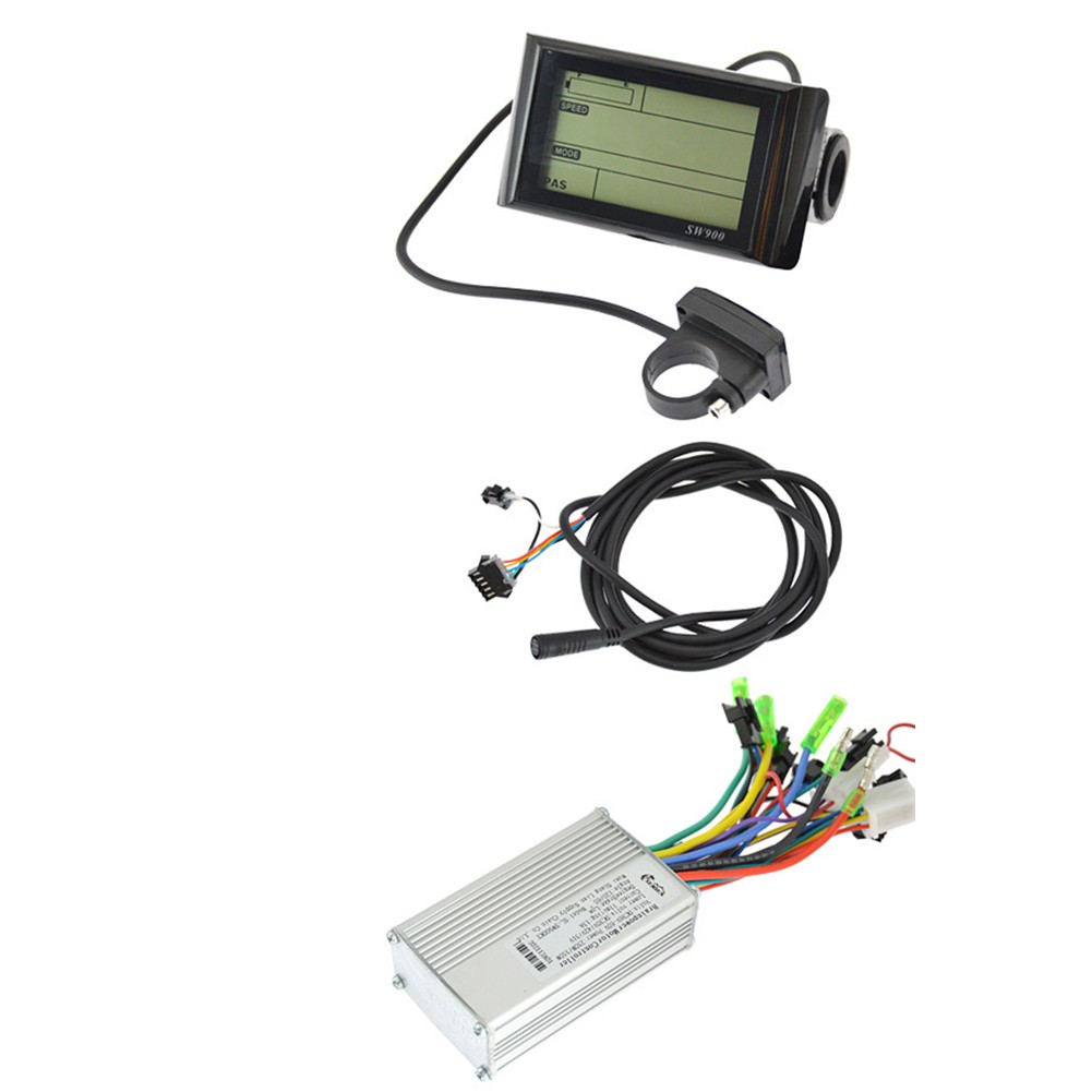 QXKE 2448V EBike Controller LCD Display Panel Kit for Electric