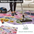 thumbnail image 5 of Purple Pink Floral Outdoor Rug for Patio/Deck/Porch, Non-Slip Large Area Rug 6 x 9 Ft, Spring Watercolor Country Flower Indoor Outdoor Rugs Washable Area Rugs, Reversible Camping Rug Carpet Runner, 5 of 8