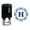 Black, variant on Printtoo Alphabet H Monogram Octagon Celtic Swirl Frame Self Inking Rubber Stamp Office Stationary