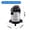 Black + Stainless, variant on 4.3 Peak HP 5 Gallon Wet Dry Shop Vacuum, 3-in-1 Portable Vacuum Cleaner with Blower Function for Garage Home Car Cleaning